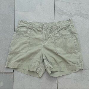 Kate‎ Hill Khaki Green Shorts Sz 8P